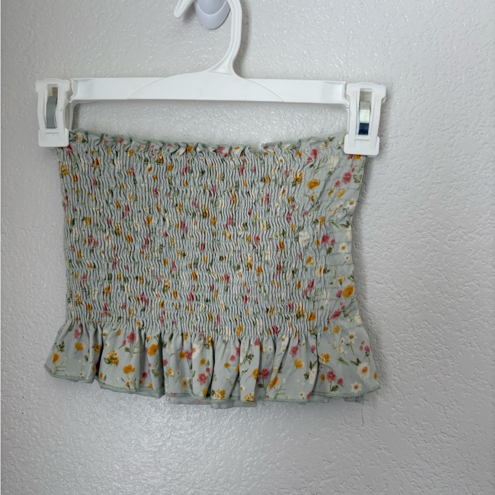 Forever 21 Multicolor Smocked Top